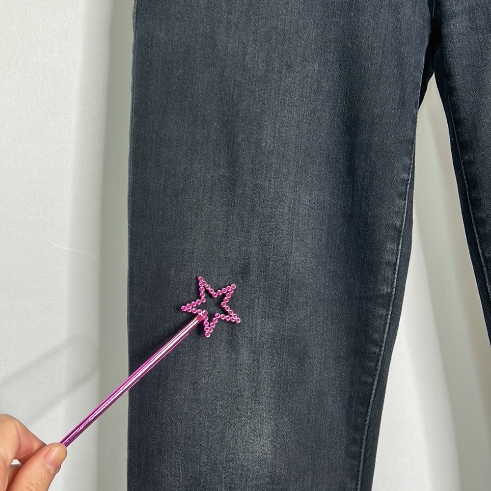 Mother 9” Rise Rascal Ankle Snippet In Blackbird - image 2